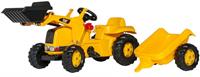 Rolly Toys 023288 RollyKid CAT Tractor met Lader en Aanhanger