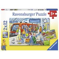 Ravensburger puzzle 2x12 stukjes Instappen! op=op