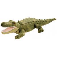 Wild Republic Pluche knuffel krokodil groen 38 cm