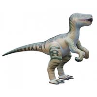 Bellatio Opblaasbare levensechte Velociraptor 130 cm