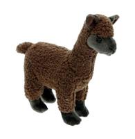 Bellatio Pluche knuffel alpaca bruin 23 cm