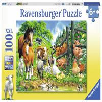 Ravensburger Puzzel Dieren Komen Samen (100)