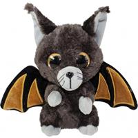 Lumo Stars knuffelvleermuis Halloween Bat Battis bruin 15 cm