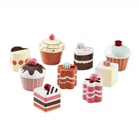 Kids Concept Houten taartjes en cupcakes (9st) 