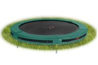Avyna HD 270 cm InGround universele trampolinerand (Kleur rand: groen)