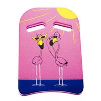 Beco zwemplank Kick Flamingo junior 47,5 x 31 x 3,6 cm roze
