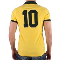 Sportus.nl Carre Magique - Brazilië Legende Polo Shirt n°10 - Geel