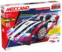 Meccano bouwpakket Supercar 25 in 1 staal 351 delig wit/rood