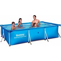 Bestway Frame Pool Deluxe Splash-Steel Pro 300 x 200 x 66 cm, mit Ablassventil, 3300 l