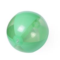 Trendoz Opblaasbare strandbal plastic groen 28 cm -