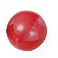 Trendoz Opblaasbare strandbal plastic rood 28 cm -