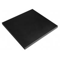 Happycocooning tafel deksel vierkant klein 65x65xH5 cm - zwart