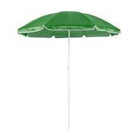 Bellatio Groene strand parasol van nylon