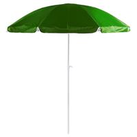 Groene strand parasol van nylon 200 cm Groen