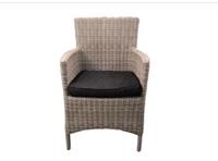 OWN Diana Dining stoel incl handgreep Wicker HM15 off white - stof 239