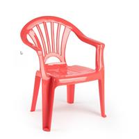 Forte Plastics Kinderstoelen koraal rood kunststof 35 x 28 x 50 cm -