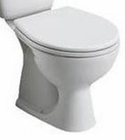 E-Con staand toilet voor duoblok 62,5 x 36 x 39 cm met AO, wit
