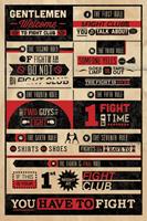 Fight Club - Rules Infographic