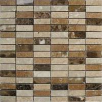 Alfa Mosaico Mozaïek tegel Madrid mix bruin 30,5x30,5cm