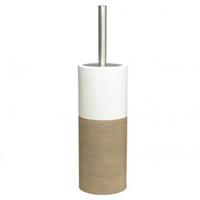 Sealskin toiletborstelhouder Doppio - zandkleur - 38,3x10,1x10,1 cm