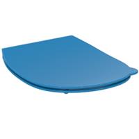 Ideal Standard Contour 21 closetzitting kinderzitting blauw met deksel zitting/deksel duroplast