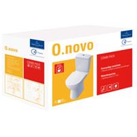 Villeroy & Boch O.novo Combipack duobloktoilet CeramicPlus inclusief toiletzitting met softclose en quickrelease, wit