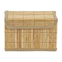 Opbergmand bamboe latjes - 14x25x16 cm
