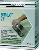 Eurocol 711 Uniflex poedertegellijm zak à 25kg, wit