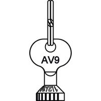Oventrop instelsleutel thermostatische radiatorafsluiter AV9 1183962