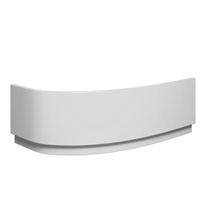 Riho Lyra kunststof voorpaneel acyl voor hoekbad 140cm links wit P069005