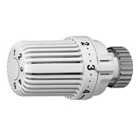 Honeywell Economy Super radiatorthermostaatknop recht wit aansluiting op radiatorafsluiter M30x1.5 regelelement vloeistofgevuld