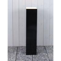 HO-Jeuken Sokkel met LED, zwart zijdeglans 90*25*25 cm.
