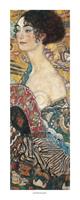 PGM Gustav Klimt - Segnora con ventaglio Kunstdruk 20x50cm
