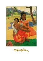 PGM Paul Gauguin - Deux Tahitiennes Kunstdruk 50x70cm