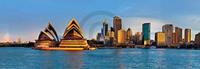 PGM Shutterstock - Sydney circular quay panorama Kunstdruk 95x33cm