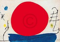 PGM Joan Miro - Senza titolo Kunstdruk 100x70cm