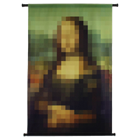 Wants&Needs Wanddoek Mona Lisa Velvet Groen 83 X 110