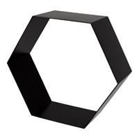 Haceka Duraline Nis Metaal Zwart Hexagon 32x28x12 cm