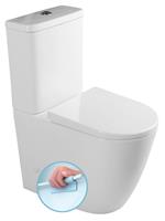 sapho Turku duoblok toilet randloos wit