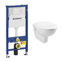 geberit UP100 toiletset met Plieger Basic toilet en standaard zitting