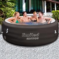 Bestway Whirlpool Outdoor 196x61cm | Filterpumpe | 40°C beheizter Pool | LAY-Z SPA selbst aufblasend Massagefunktion - 