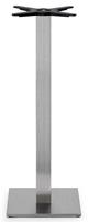 S•CAB SCAB Tafelonderstel Tiffany - H109 Cm - Vierkante Voetplaat - Mat RVS