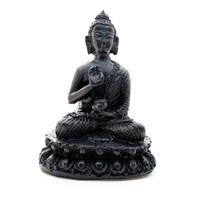 Spiru Boeddha Beeld- Zwarte afwerking - Teaching (10 cm)