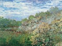 PGM Claude Monet - Bäume in Blüte Kunstdruk 80x60cm