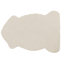Beliani Vloerkleed beige 60 x 90 cm UNDARA