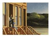 PGM Edward Hopper Sunlight on Brownstones Kunstdruk 40x30cm