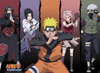 ABYstyle Naruto Shippuden Shippuden Group nr 1 Poster 52x38cm