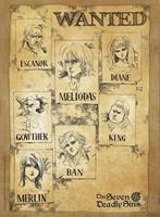 ABYstyle The Seven Deadly Sins Wanted Poster 38x52cm