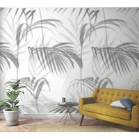 Praxis Smart art fotobehang vervaagde palmbladeren