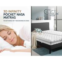 Slapen Online Sleeptime matras 3D Infinity pocket NASA 80 x 200